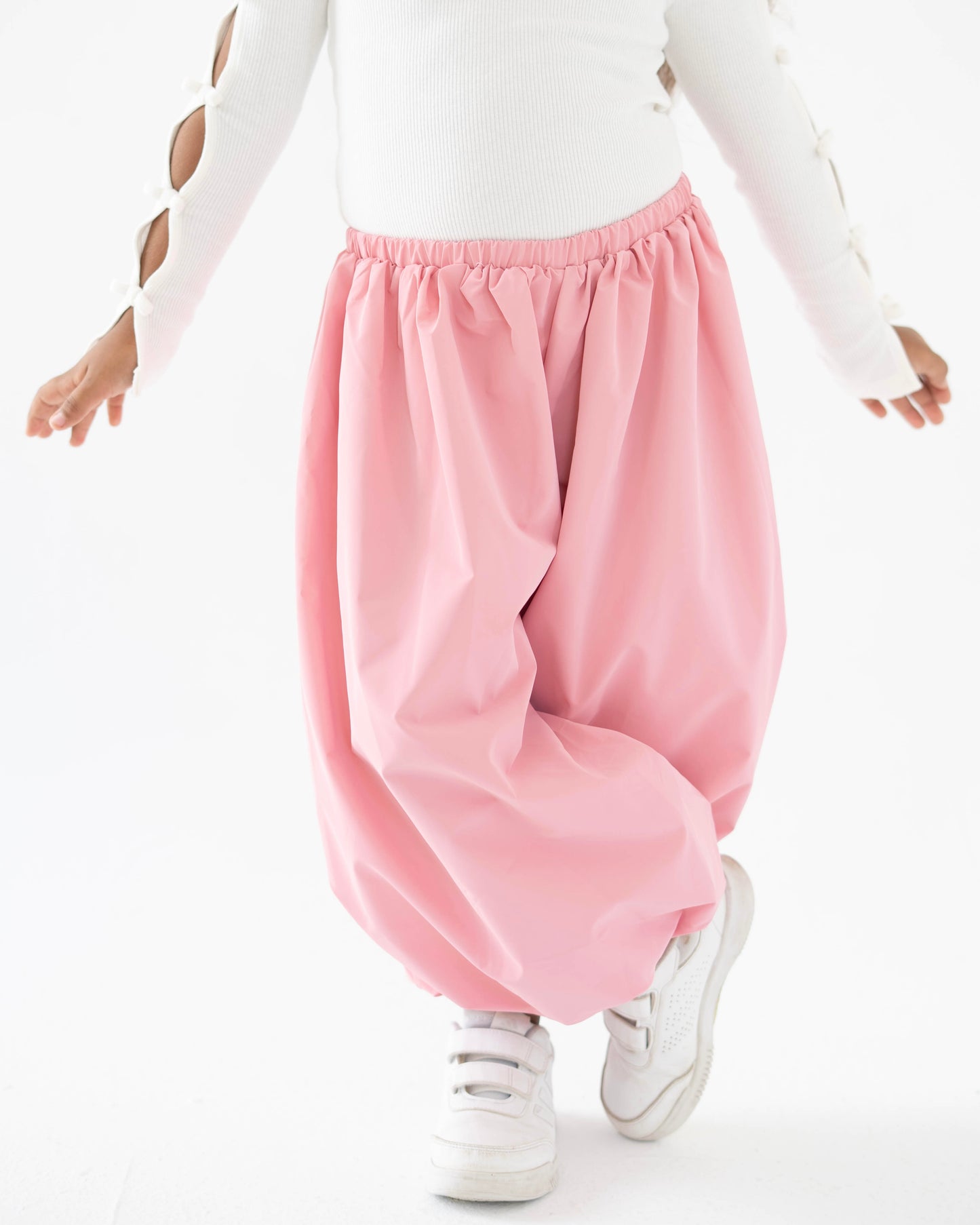 Balloon Pants in Pink - Girls