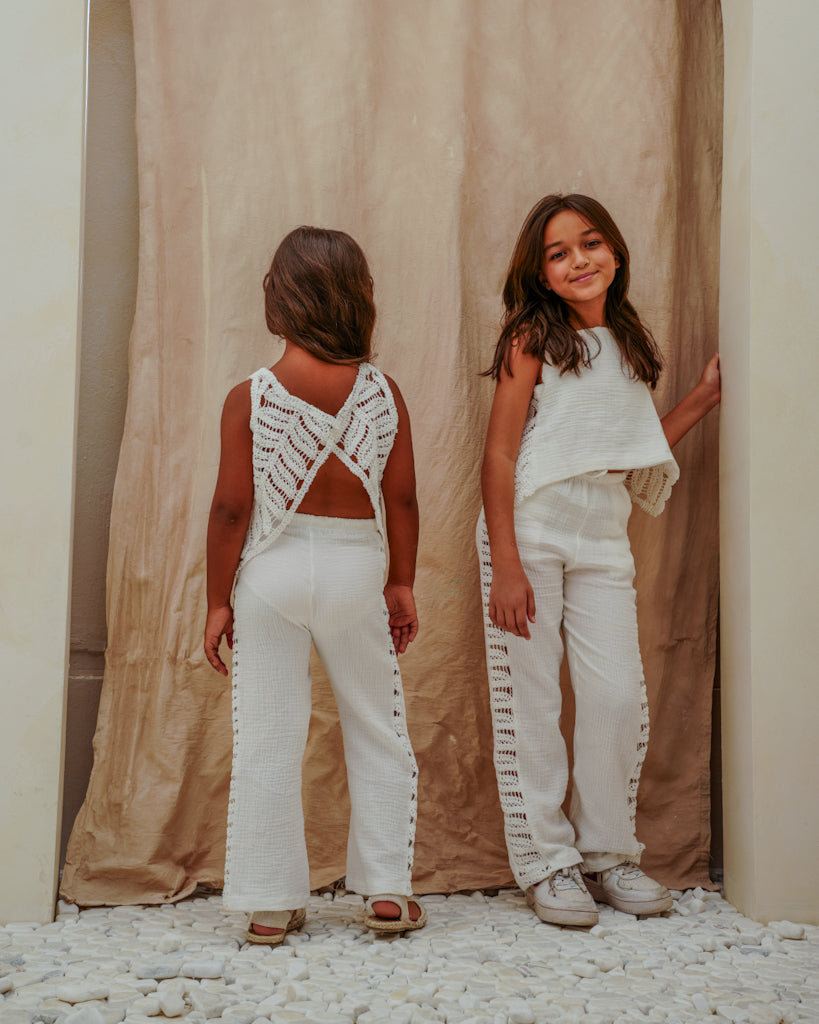 Crochet Muslin Set - Kids
