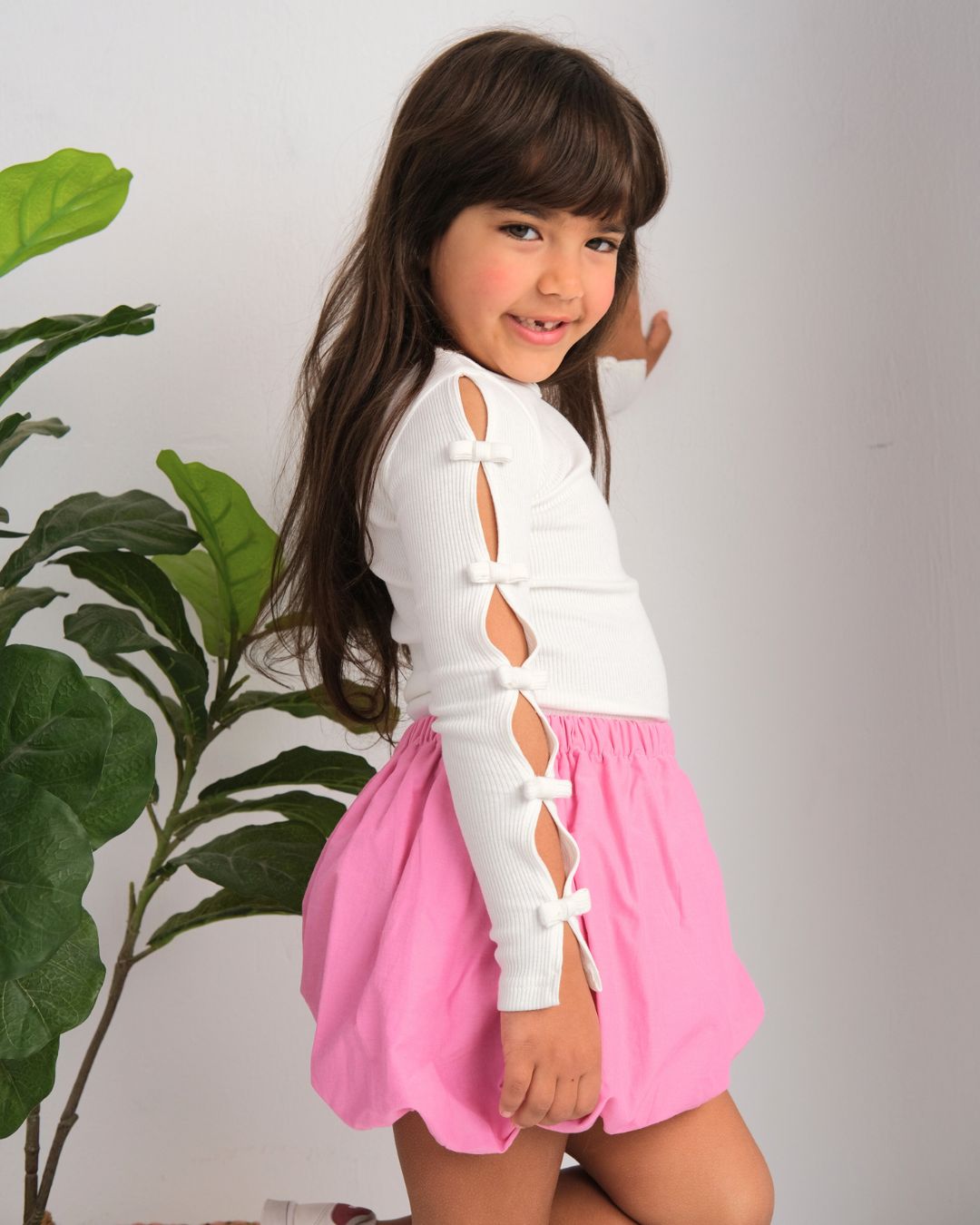 Bow Top in White