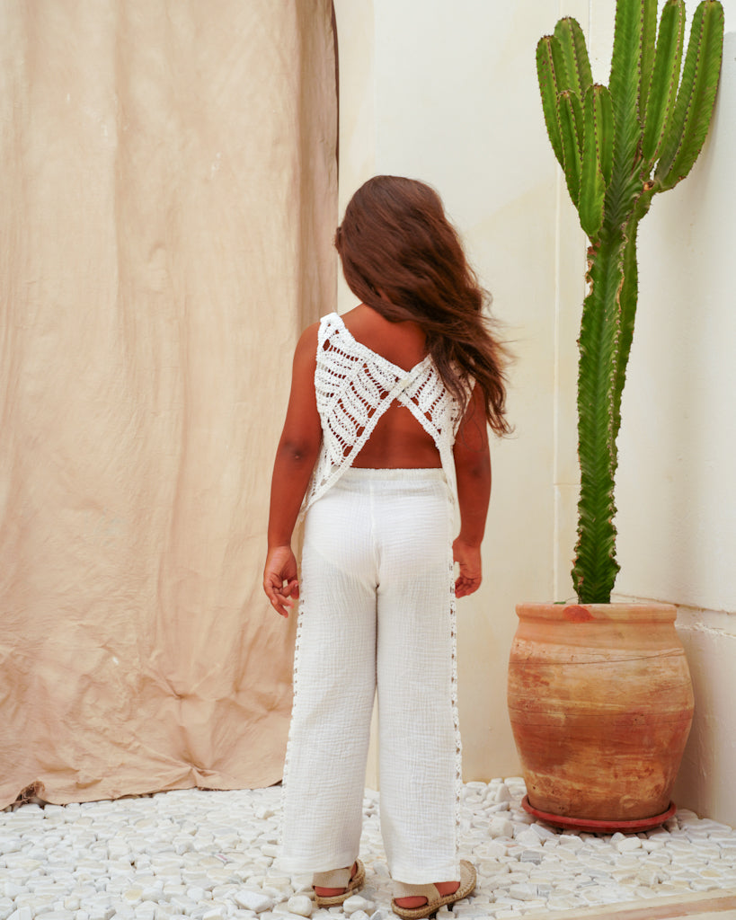Crochet Muslin Set - Kids