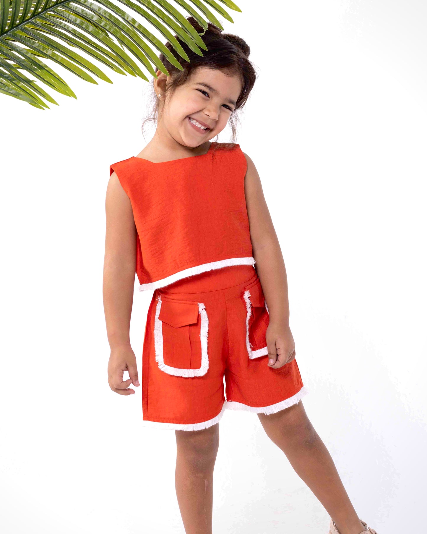 Fringes Orange Set