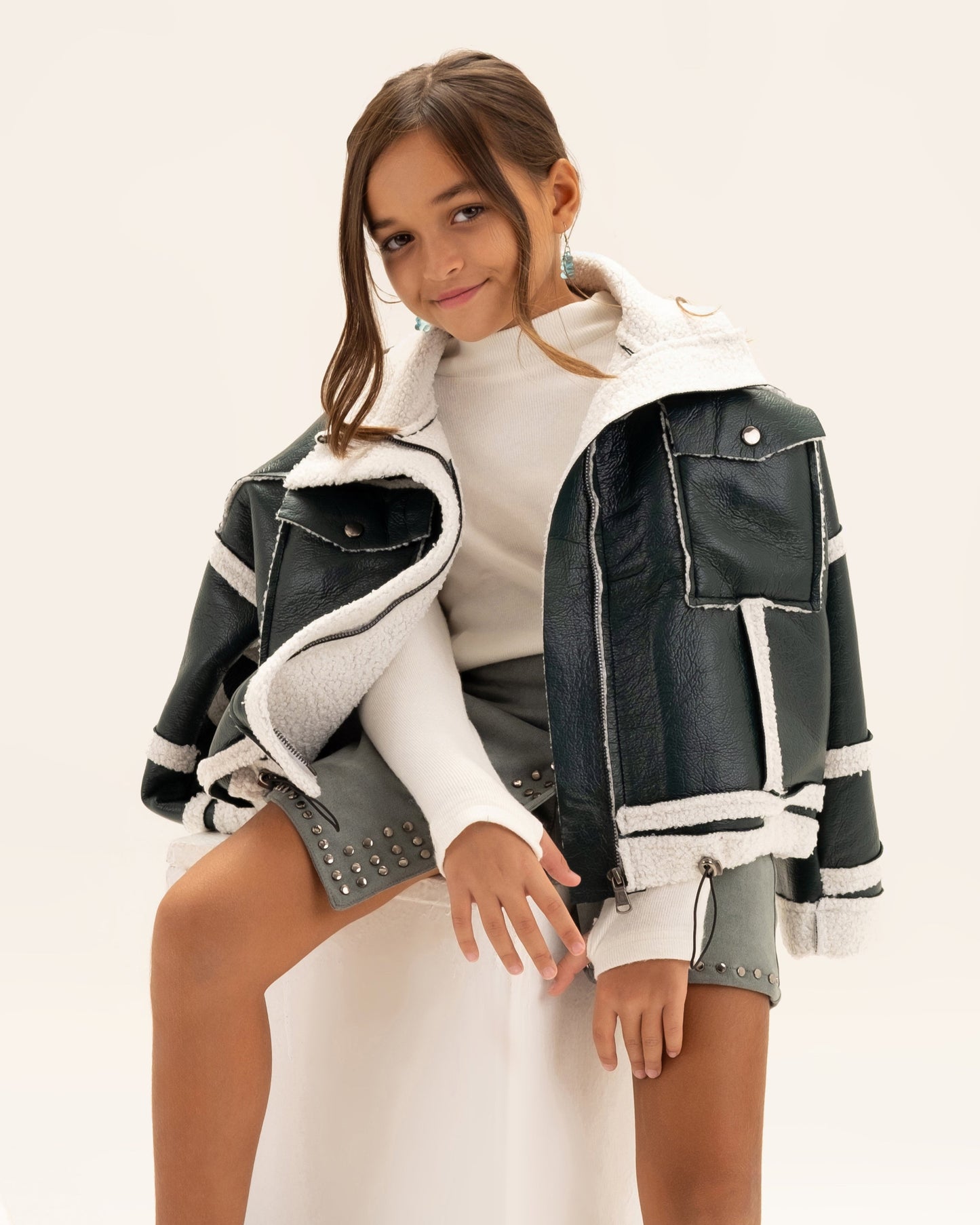 Leather Shearling Jacket