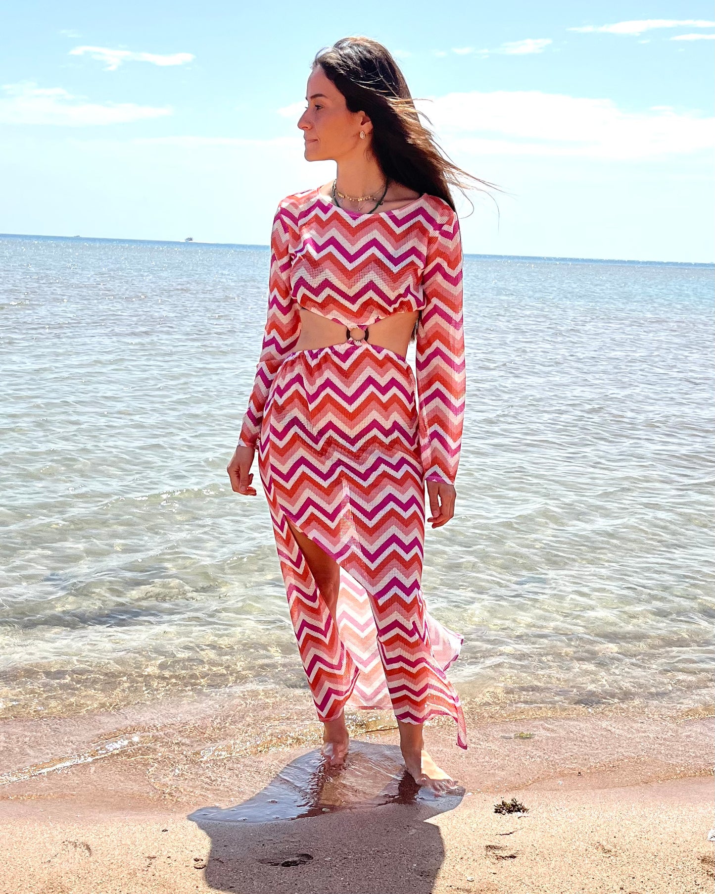 Chevron Cover-Up - Women