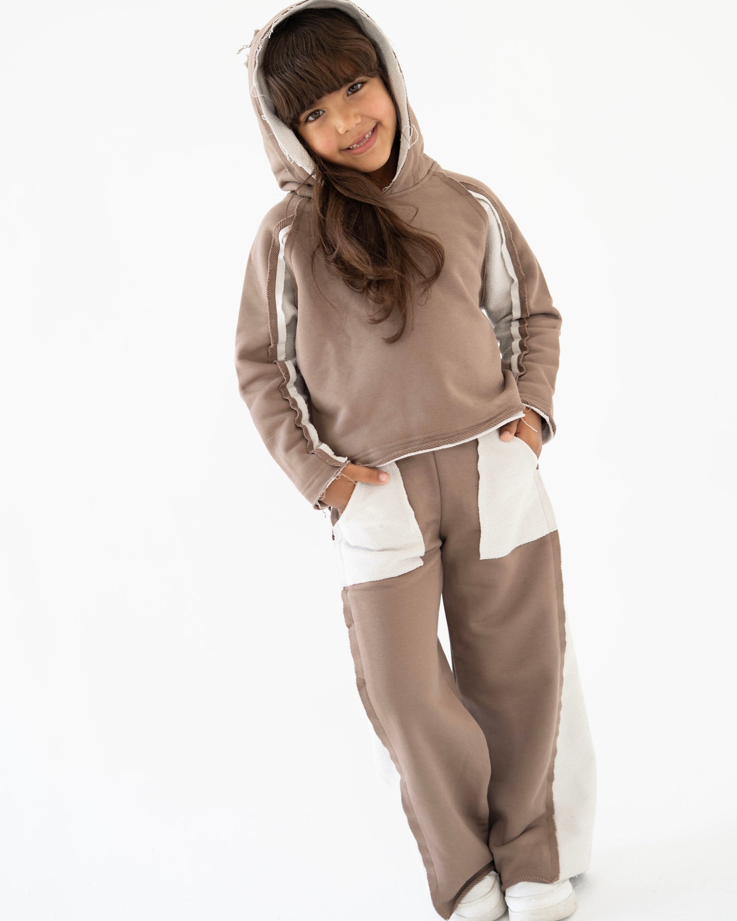 Unfinished Set in Mocha - Girls