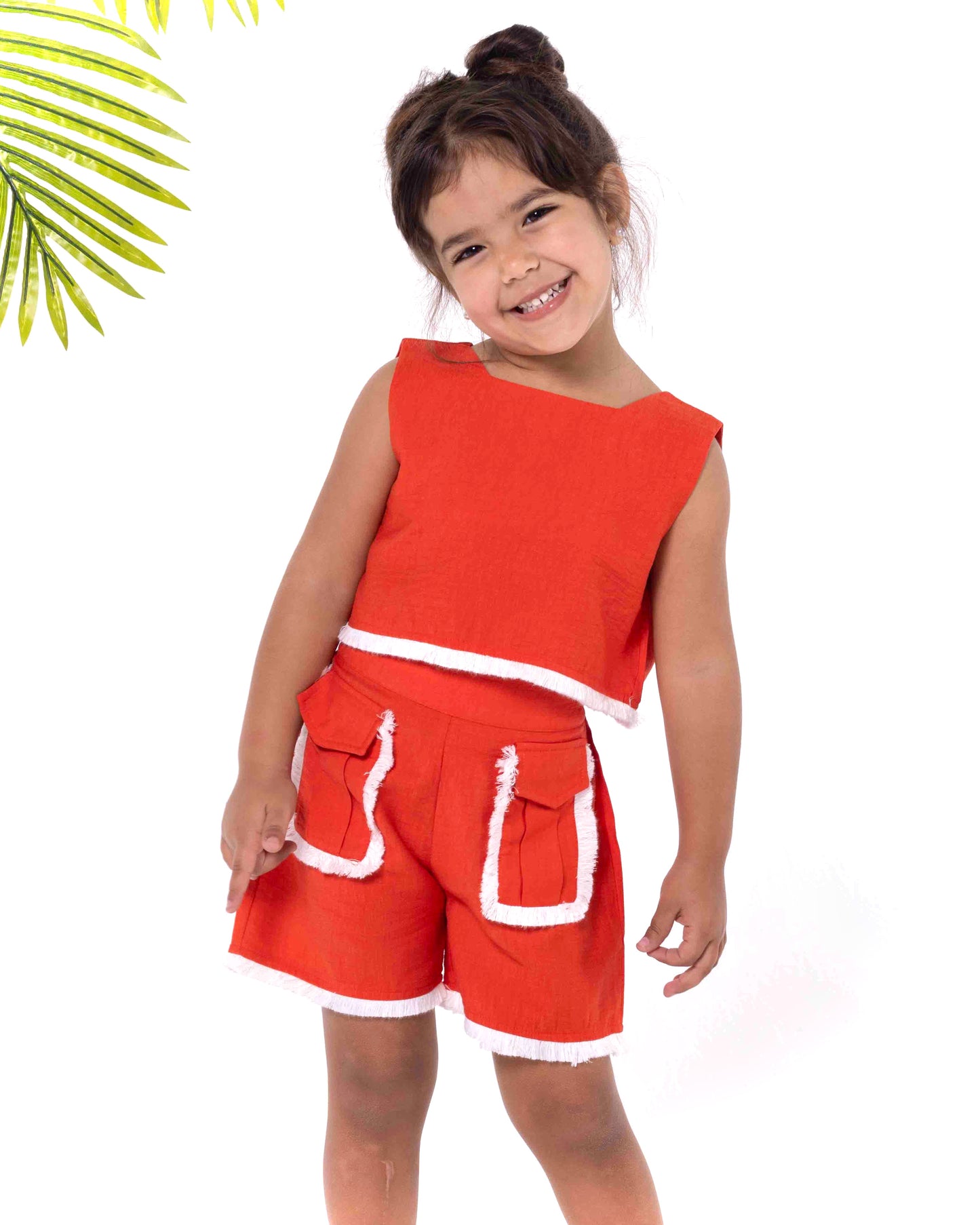 Fringes Orange Set