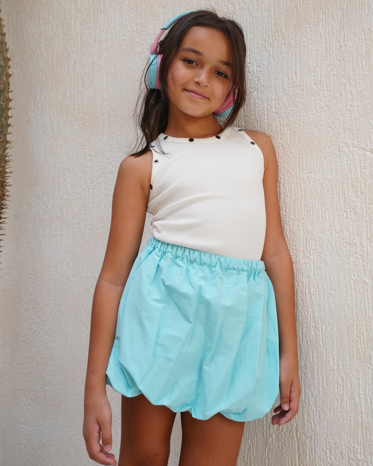 Aqua Blue Bubble Skirt