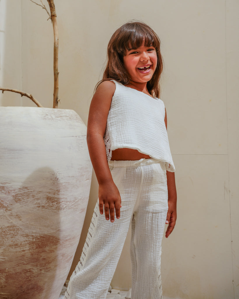 Crochet Muslin Set - Kids