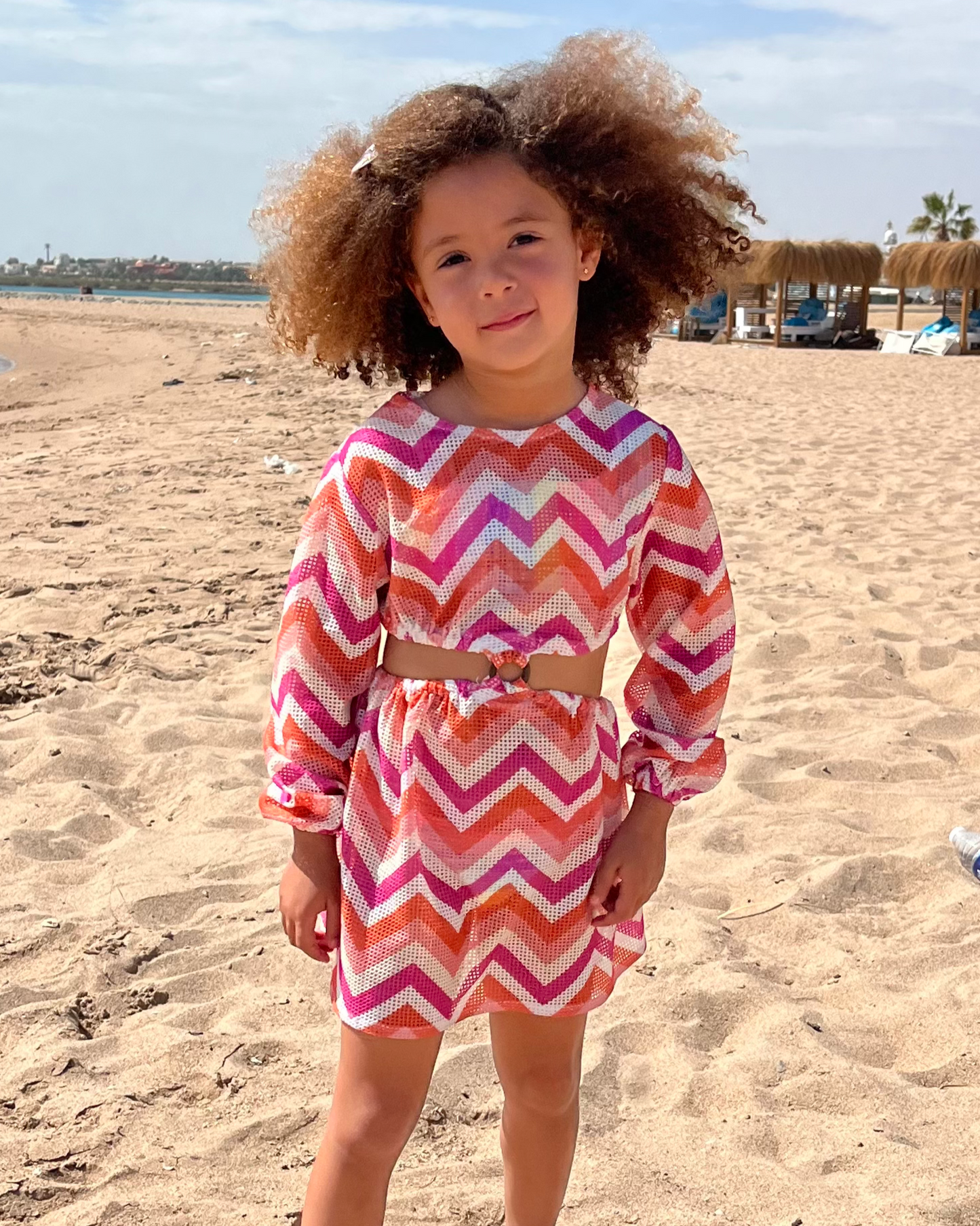 Chevron Cover-up - Girls