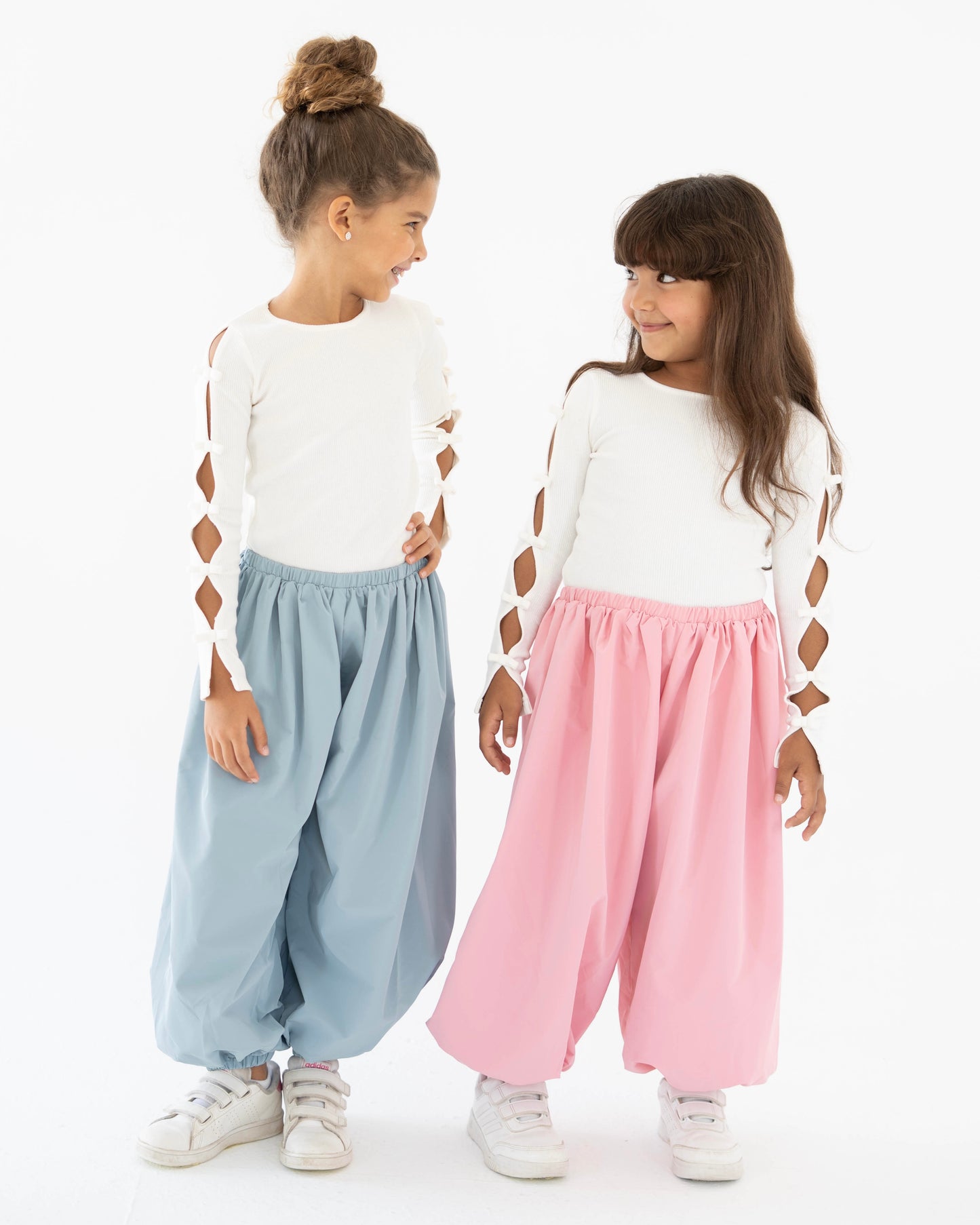 Balloon Pants in Pink - Girls