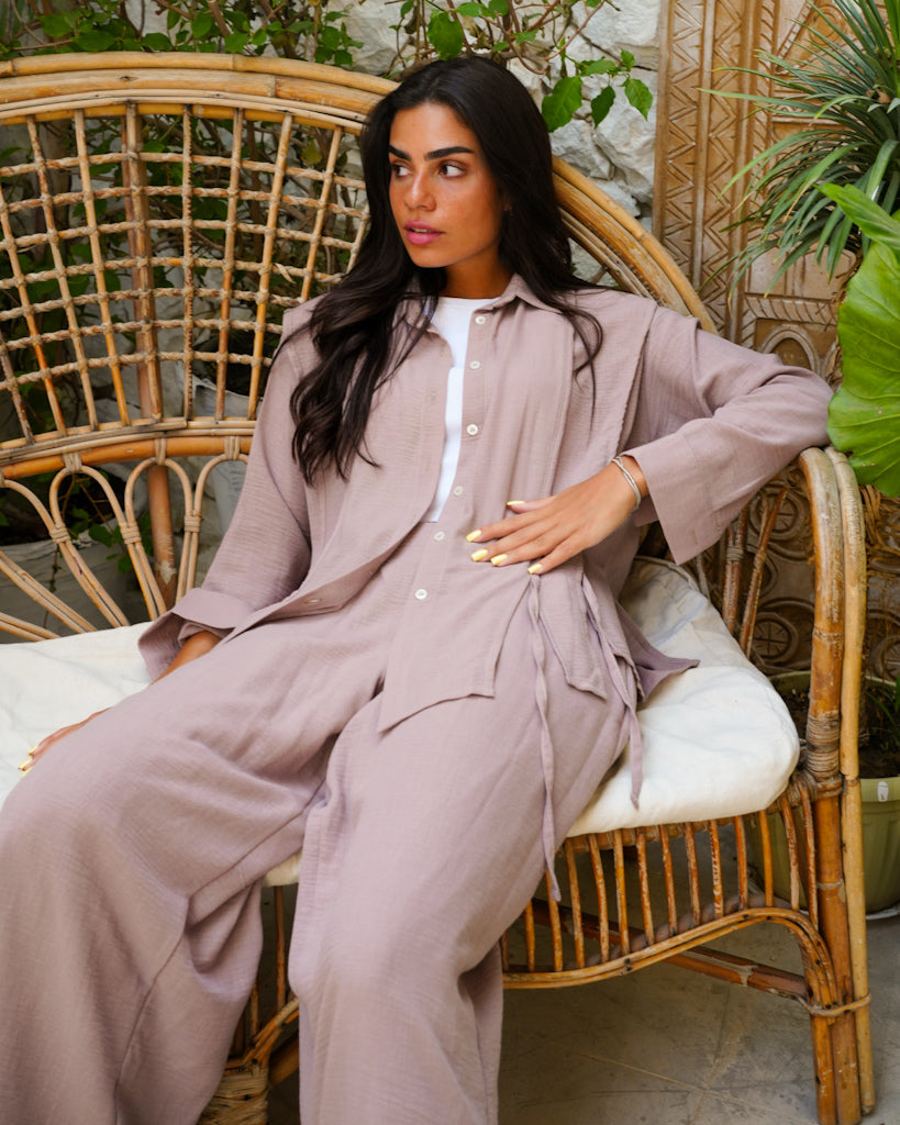 Cascade Shirt in Mocha