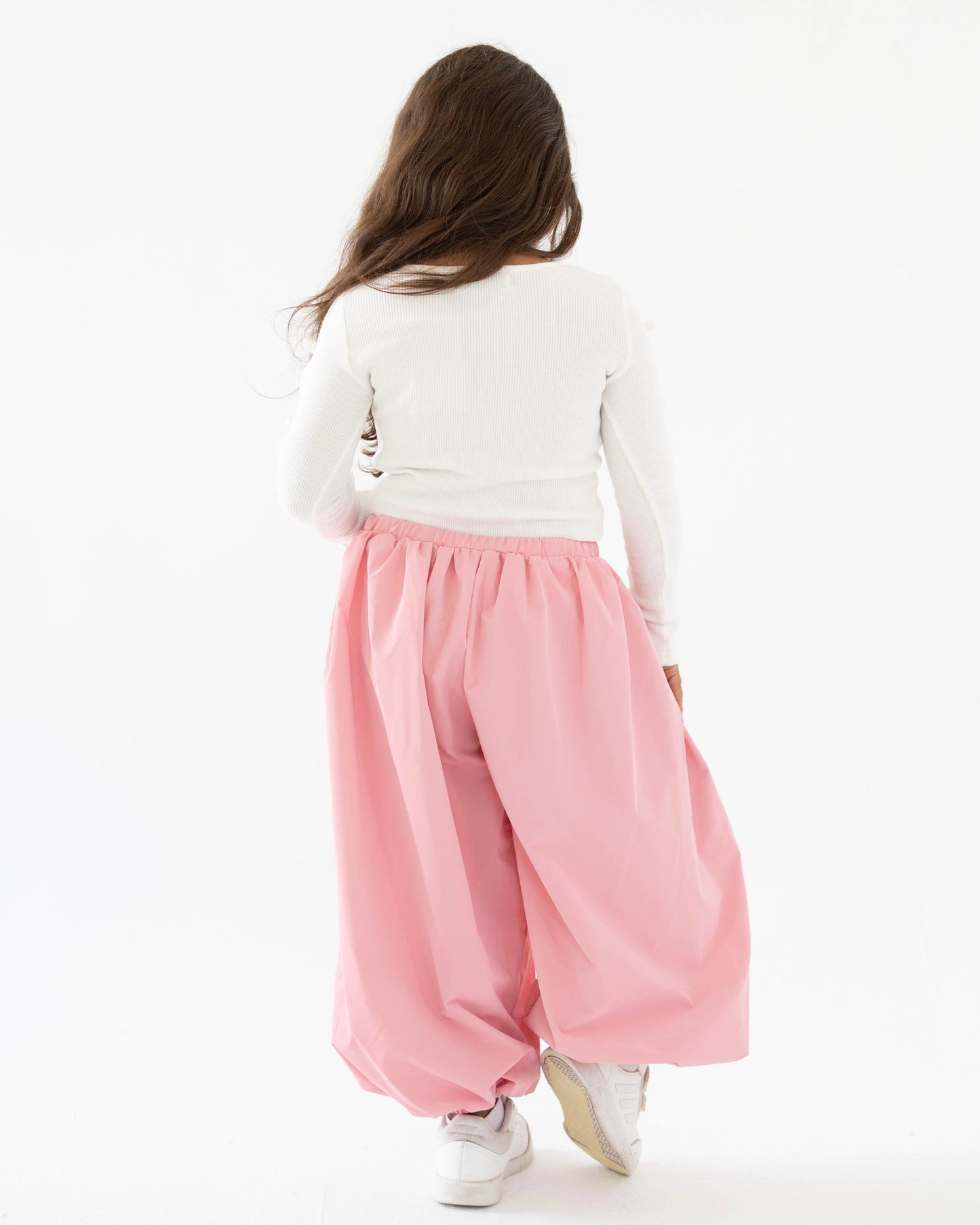 Balloon Pants in Pink - Girls