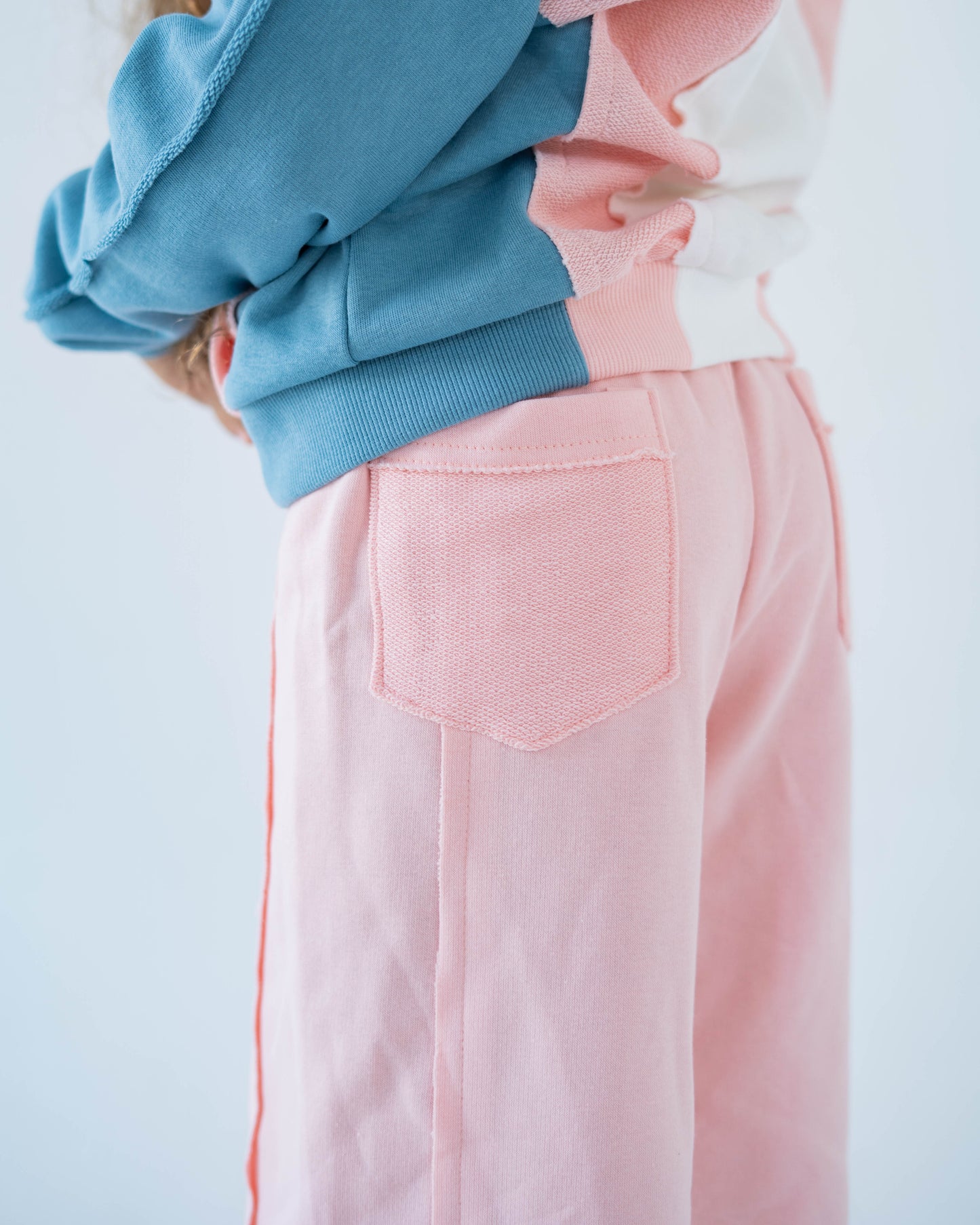 Colorblock Set - Peach/Blue