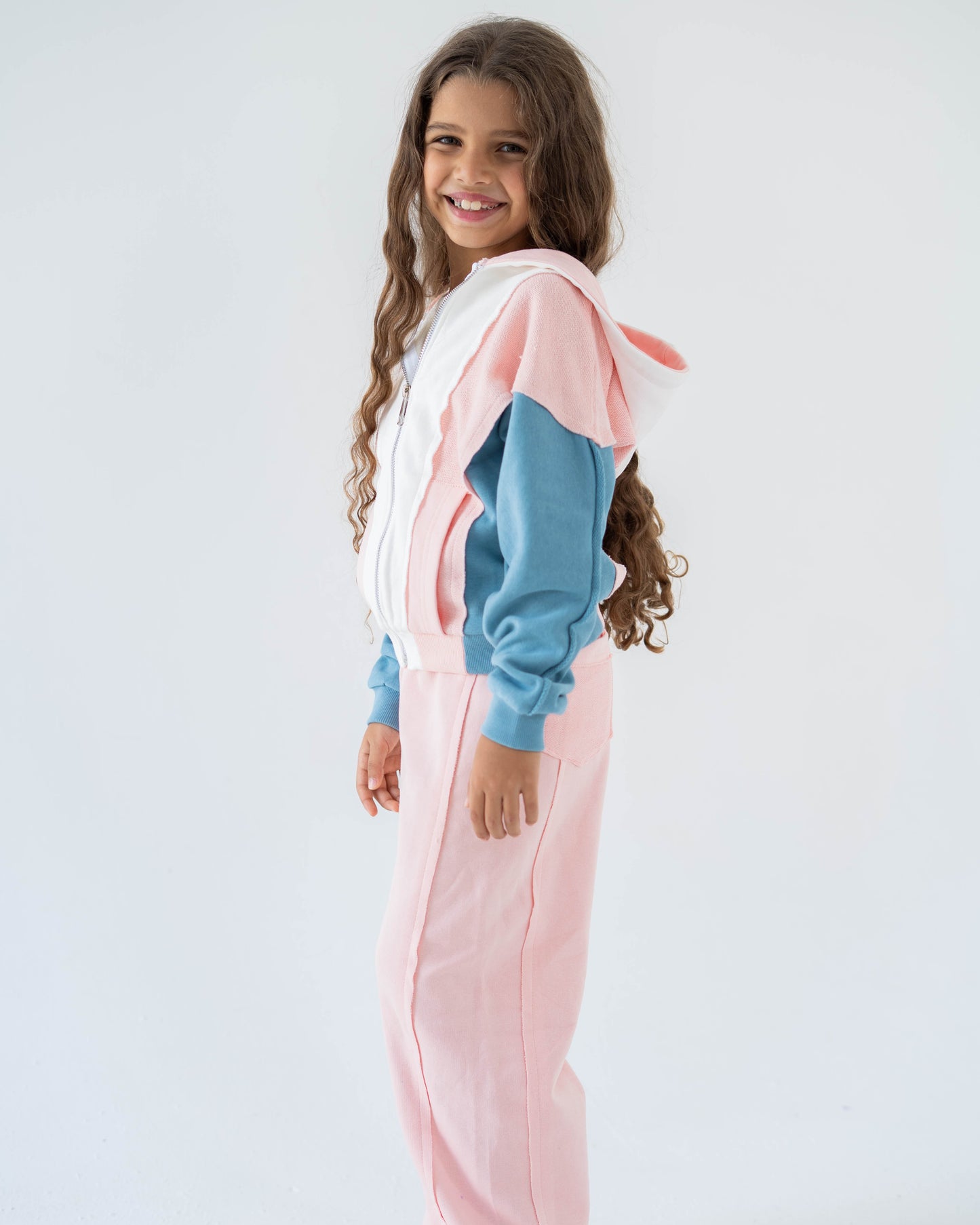 Colorblock Set - Peach/Blue