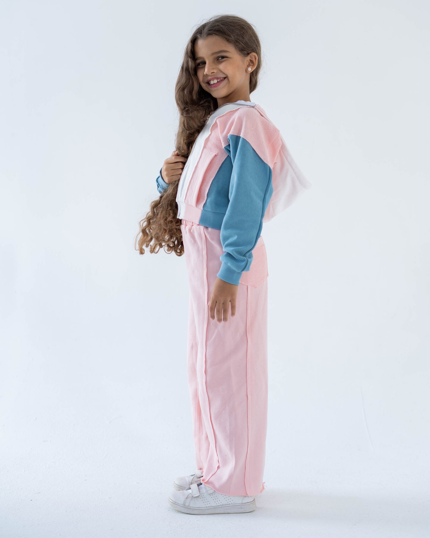 Colorblock Set - Peach/Blue