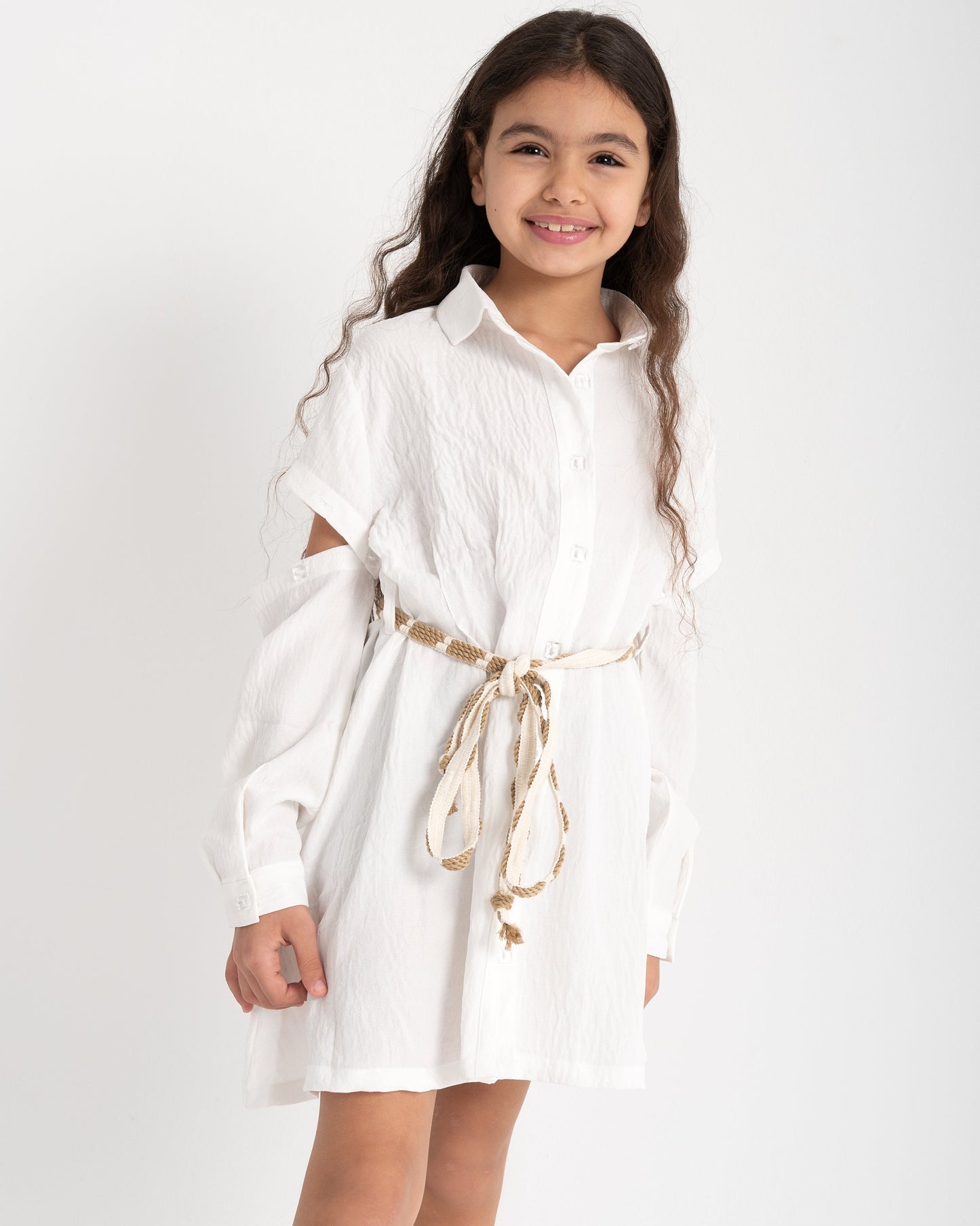 The Multi-Way Linen Shirt Dress