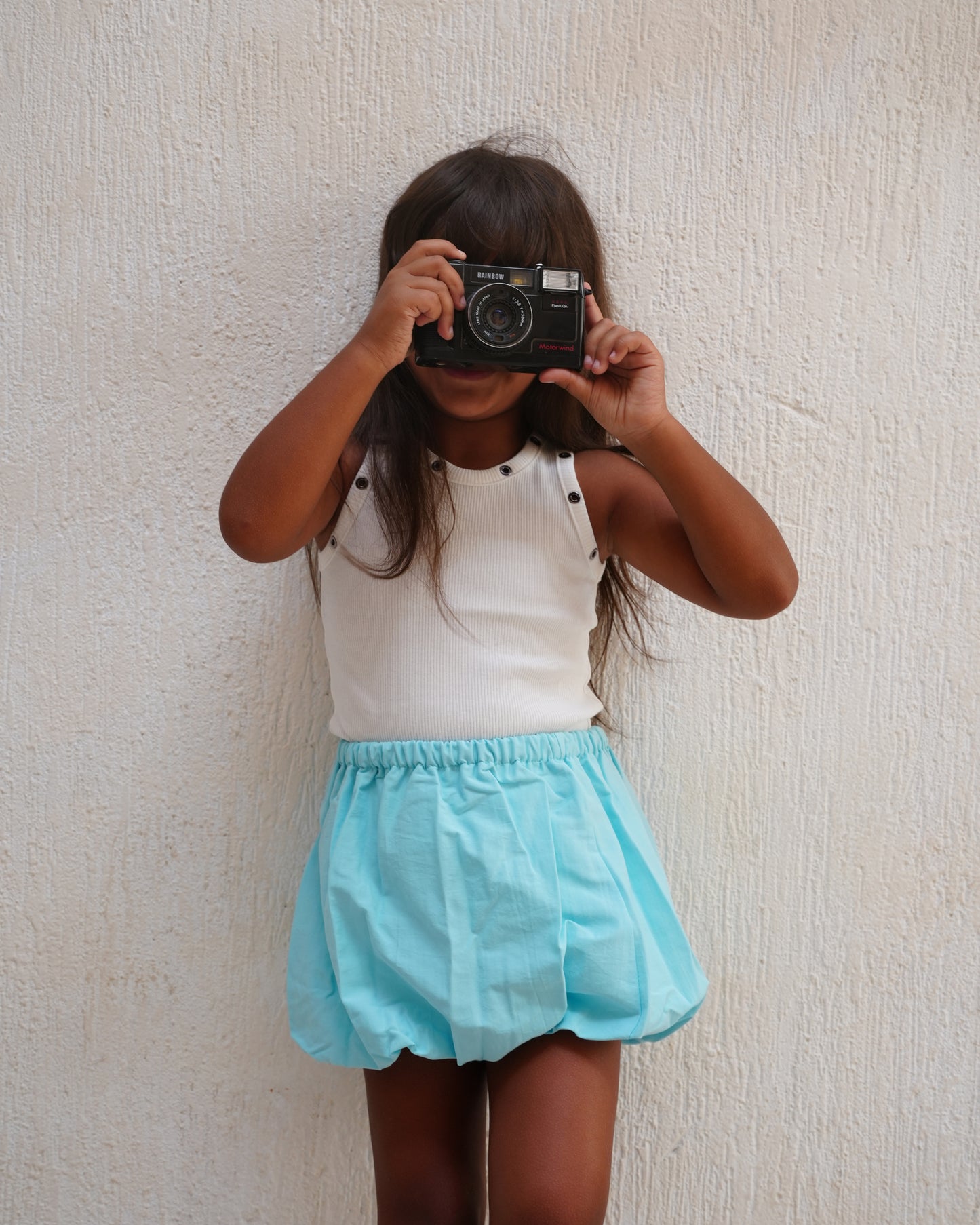 Aqua Blue Bubble Skirt
