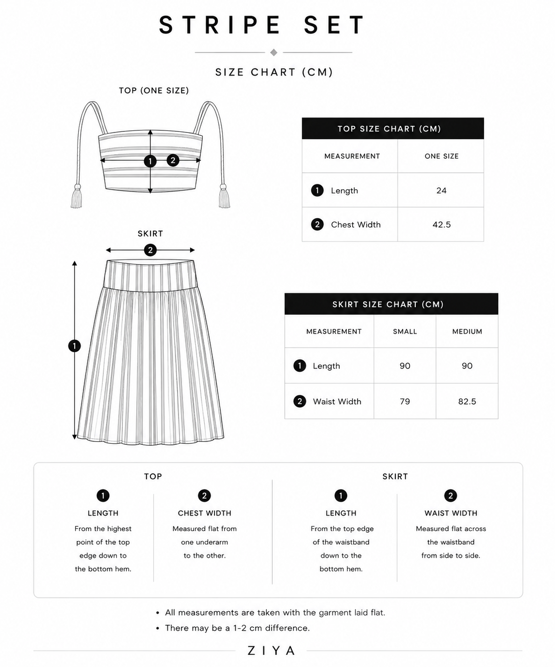 Riviera Stripe Set