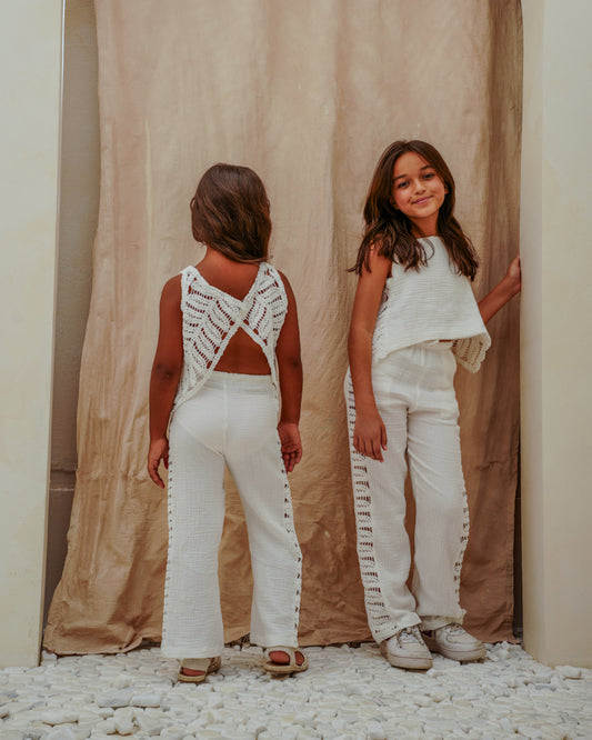 Crochet Muslin Set - Kids