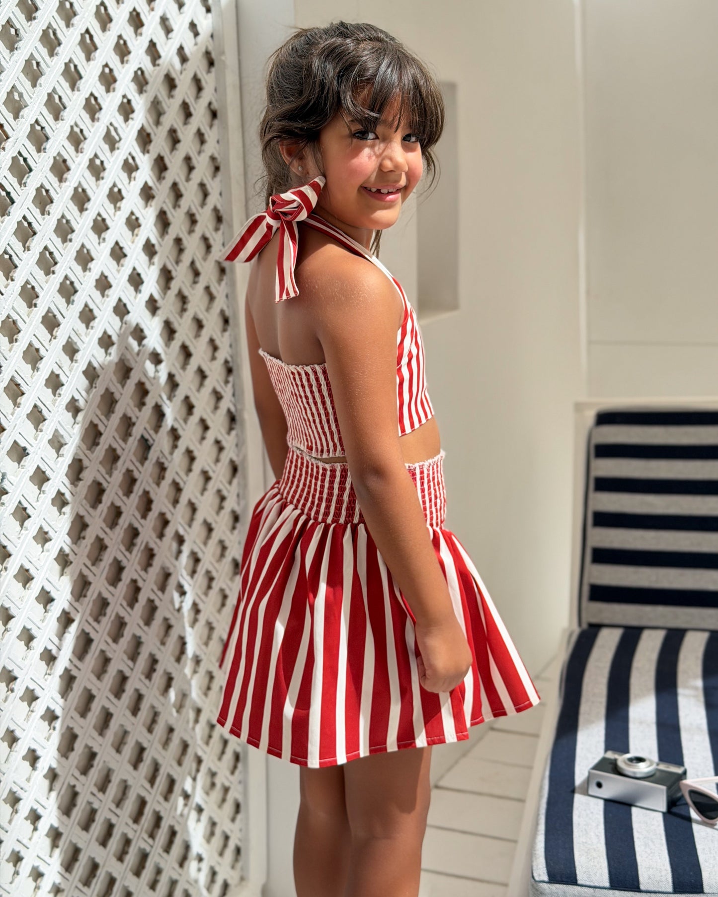 Cherry Stripe Set