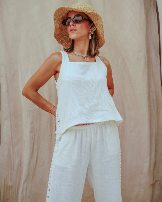 Crochet Muslin Set - Women
