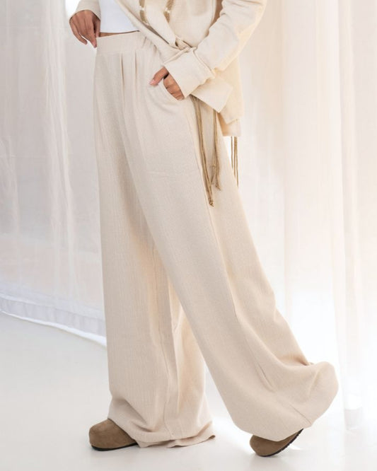 Pleats Linen Pants
