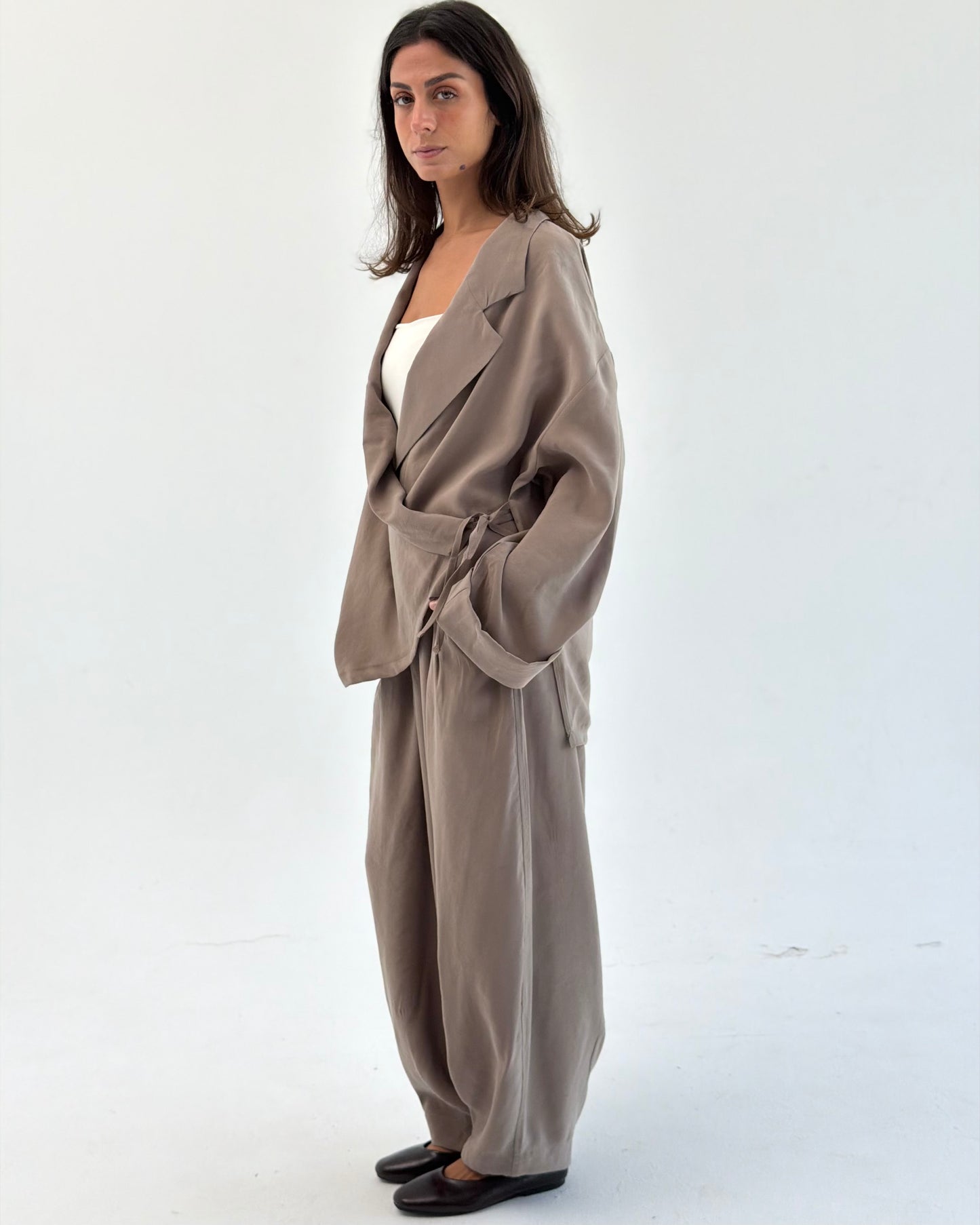 Drape Wrap Set - Mocha