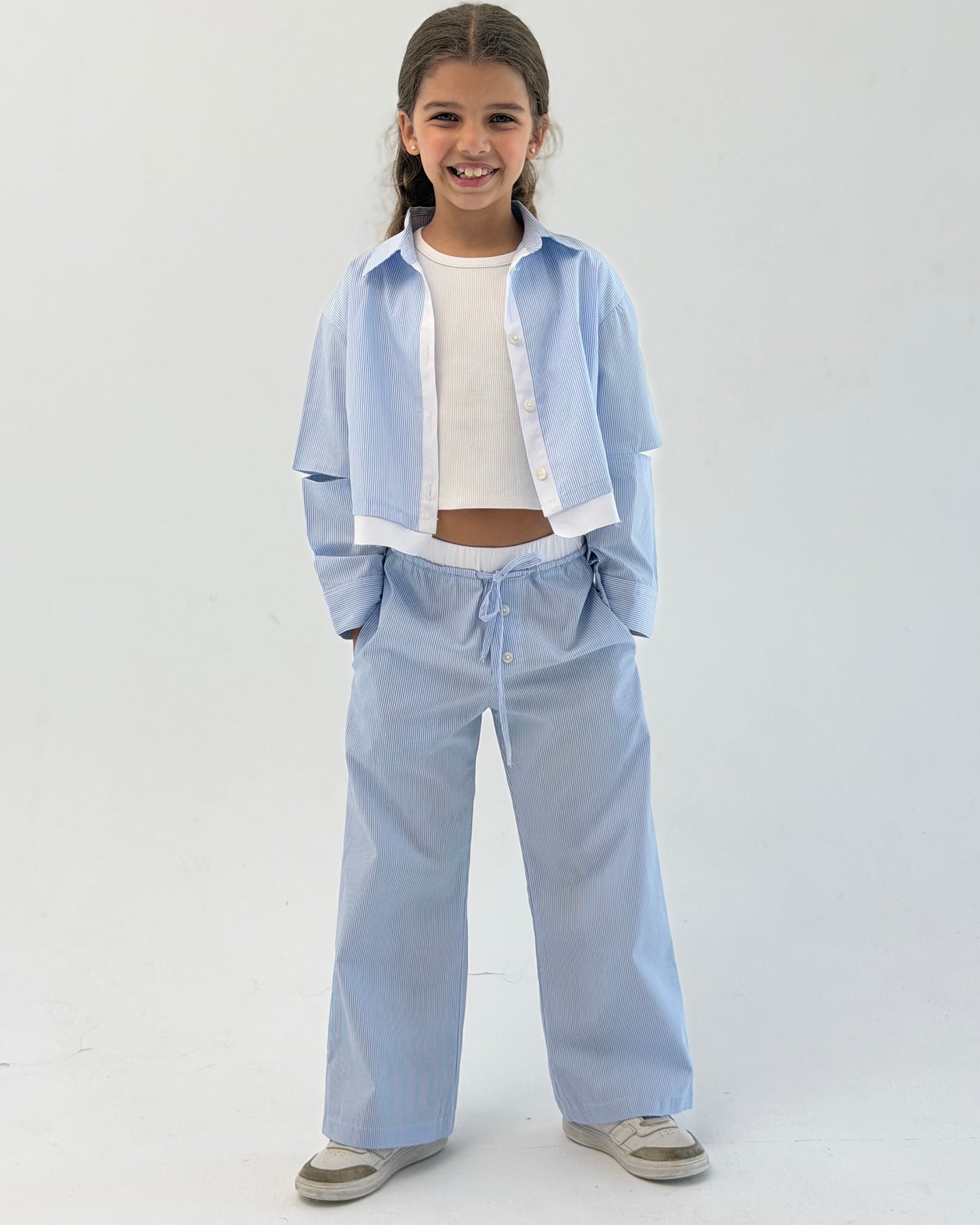 Cutout Blue Stripe Set