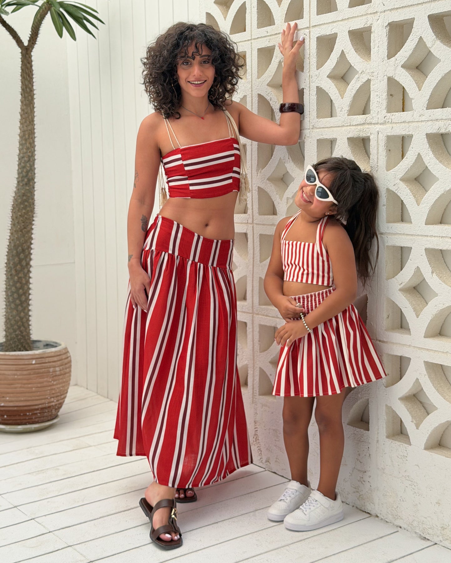 Cherry Stripe Set