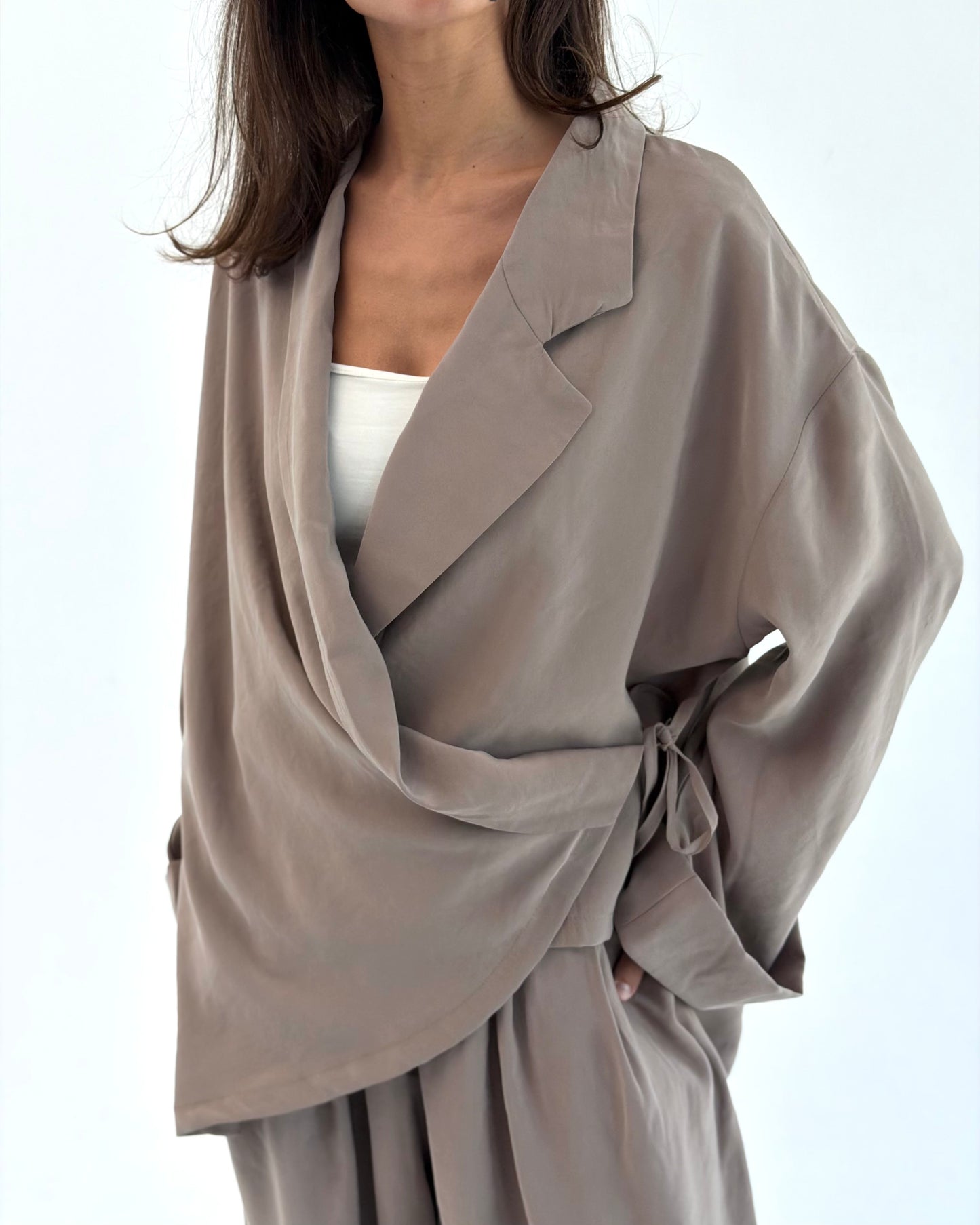 Drape Wrap Set - Mocha