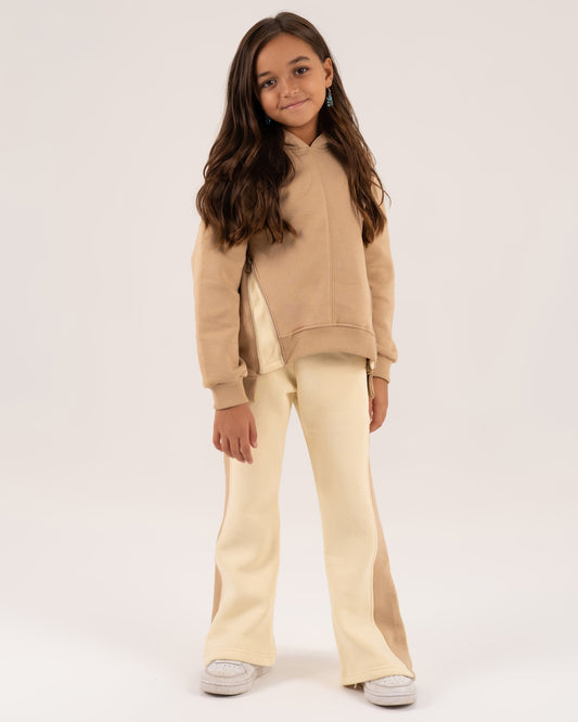 Beige Zipper Set