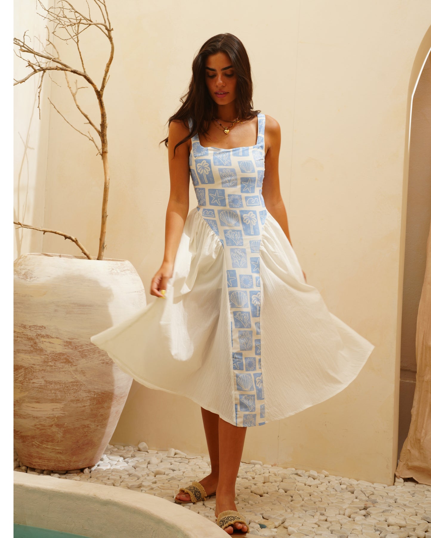 Coastal Midi Dress