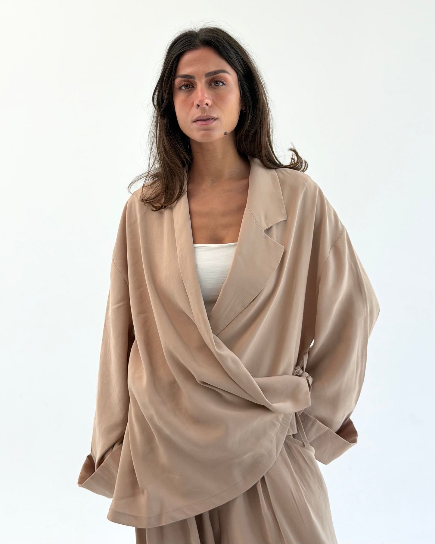 Drape Wrap Set - Beige