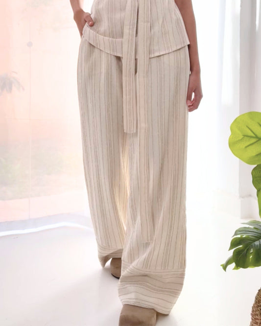Stripes Linen Pants