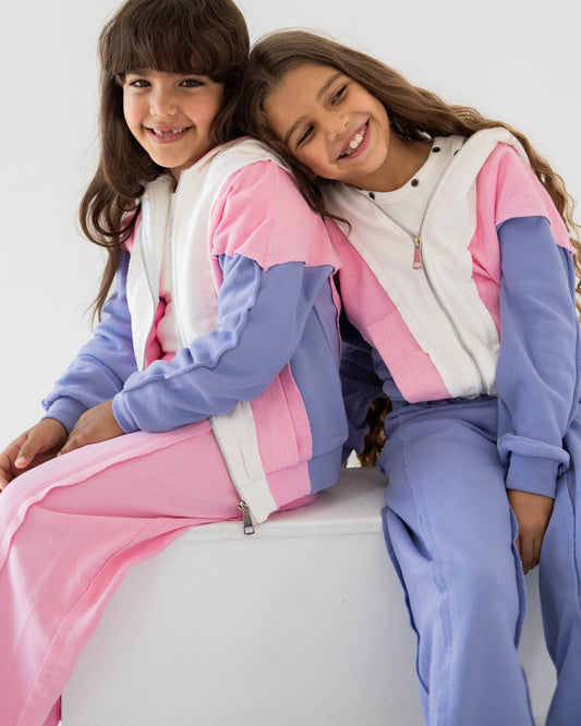 Colorblock Set - Lilac/Pink