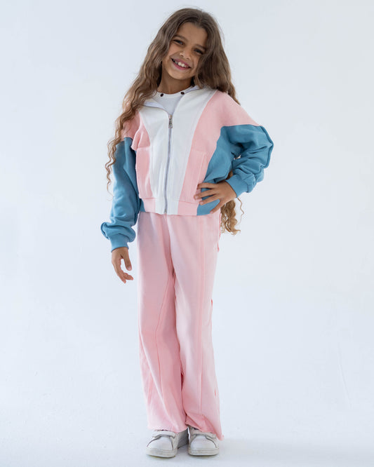 Colorblock Set - Peach/Blue